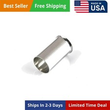 50 Pcs 1/0 Wire Ferrules Kit Tinned Copper Crimp Connectors Non-Insulated