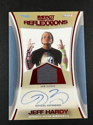 2012 TNA Impact Wrestling Tristar Jeff Hardy Reflexxions Relic Auto /5