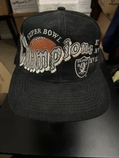 80's NFL Oakland Raiders Drew Pearson Super Bowl Champions Snapback Hat