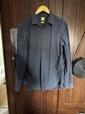 Hugo BOS Light Blue Long Sleeved SHIRT XL  