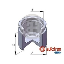 1x ORIGINAL® Autofren Seinsa Kolben, Bremssattel Vorne für Opel VECTRA A CORSA