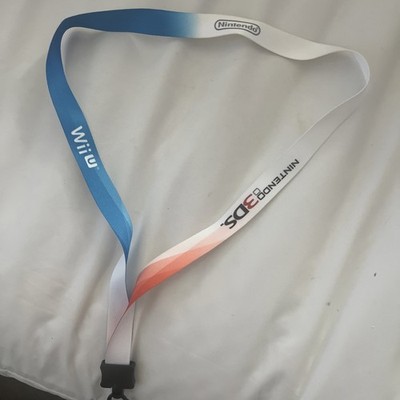 Nintendo Wii U 3DS E3 2012 Lanyard Promo Rare