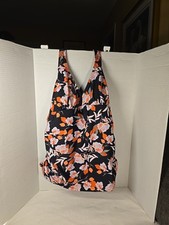 Meet. Curve Floral Tie Halter Tankini Top Womens Size 2XL NWT Black  Peach