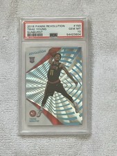 TRAE YOUNG 2018 PANINI REVOLUTION #150 SUNBURST /75 PSA 10 LOW POP ROOKIE