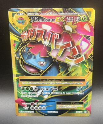 Pokémon TCG M Venusaur EX Holo Rare Mega Full Art 100/108 XY Evolutions NM