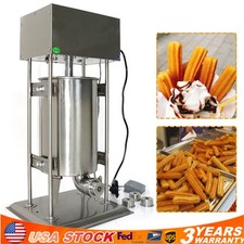15L Electric Commercial Spanish Churro Maker Stainless Steel Churros Machine