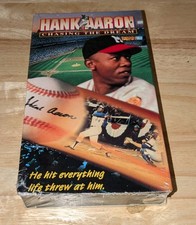 Hank Aaron Chasing a Dream Atlanta Milwaukee Braves 1995 VHS Tape NEW