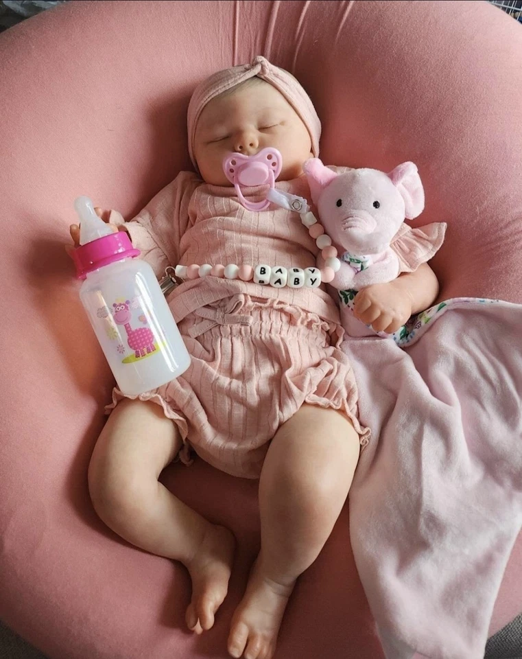 Bebé REBORN 21" 7lbs Piel Texturizada Bebé Abundante. Can Be Boy or Girl CHICKYPIES Foto 3 de 4