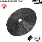 16.4Ft Car Door Protector Rubber Edge Trim Guard Molding Seal Strip Scratch Blac