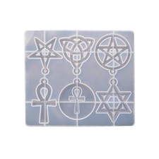 Non-Toxic Soft Silicone Mold Epoxy Casting Kid DIY Tool Making Resin Pendant C