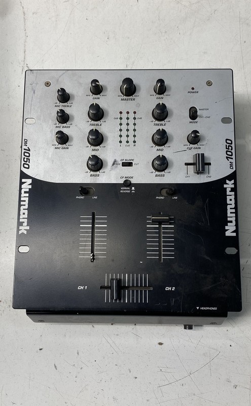 Numark DM1050 2-Channel DJ Mixer For Parts or Repair