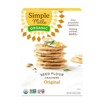 Organic Seed Crackers, Original - Gluten Free, Vegan, Healthy Snacks, Paleo Frie