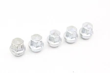 12-18 Ford Focus Genuine Chrome Alloy Wheel Rim Lug Nut Bolt Silver Set of 5 OEM