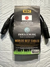 Worlds Best Cable, (6ft) Microphone Cable Custom Mogani 2534 Wire & Neutrik New