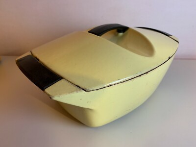 Cocotte Le Creuset Vintage – Design Raymond Loewy, Années 50, Fonte