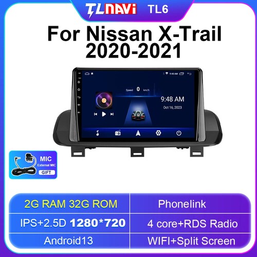 Reproductor de radio estéreo para automóvil Android navegación automática 8 núcleos para Nissan X-Trail 20-2021 - Imagen 25 de 48