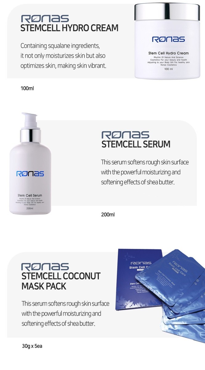 RONAS] Stem Cell Z Serum 50ml 1.6oz Esthetic Special Care EXP