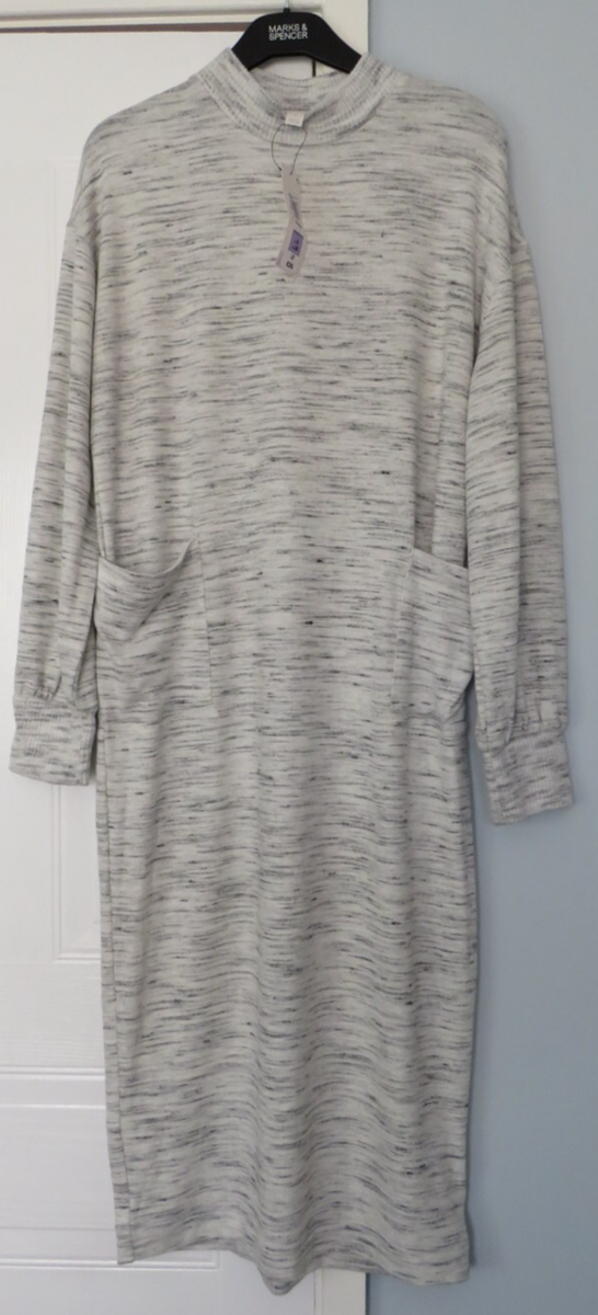 M&S The Lounge Edit Nightdress UK UK 10 Nightie Long Sleeves