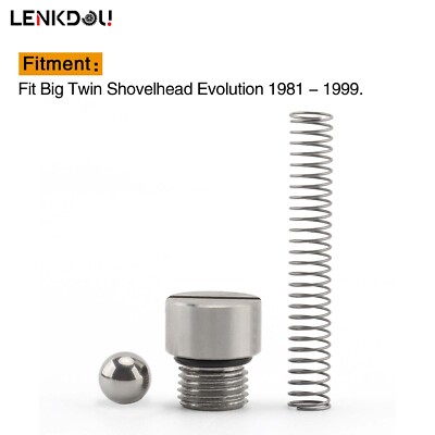 Oil Pump Check Valve Kit For Harley Big Twin Shovelhead Evolution