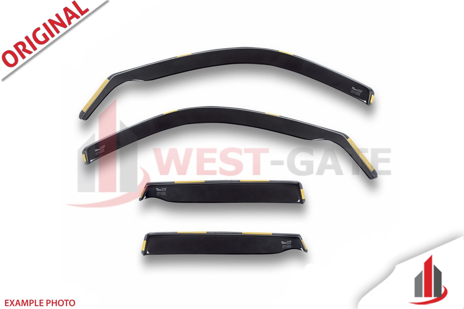 HEKO wind deflectors FULL 4 pieces set fits NISSAN JUKE mk2 SUV 2019