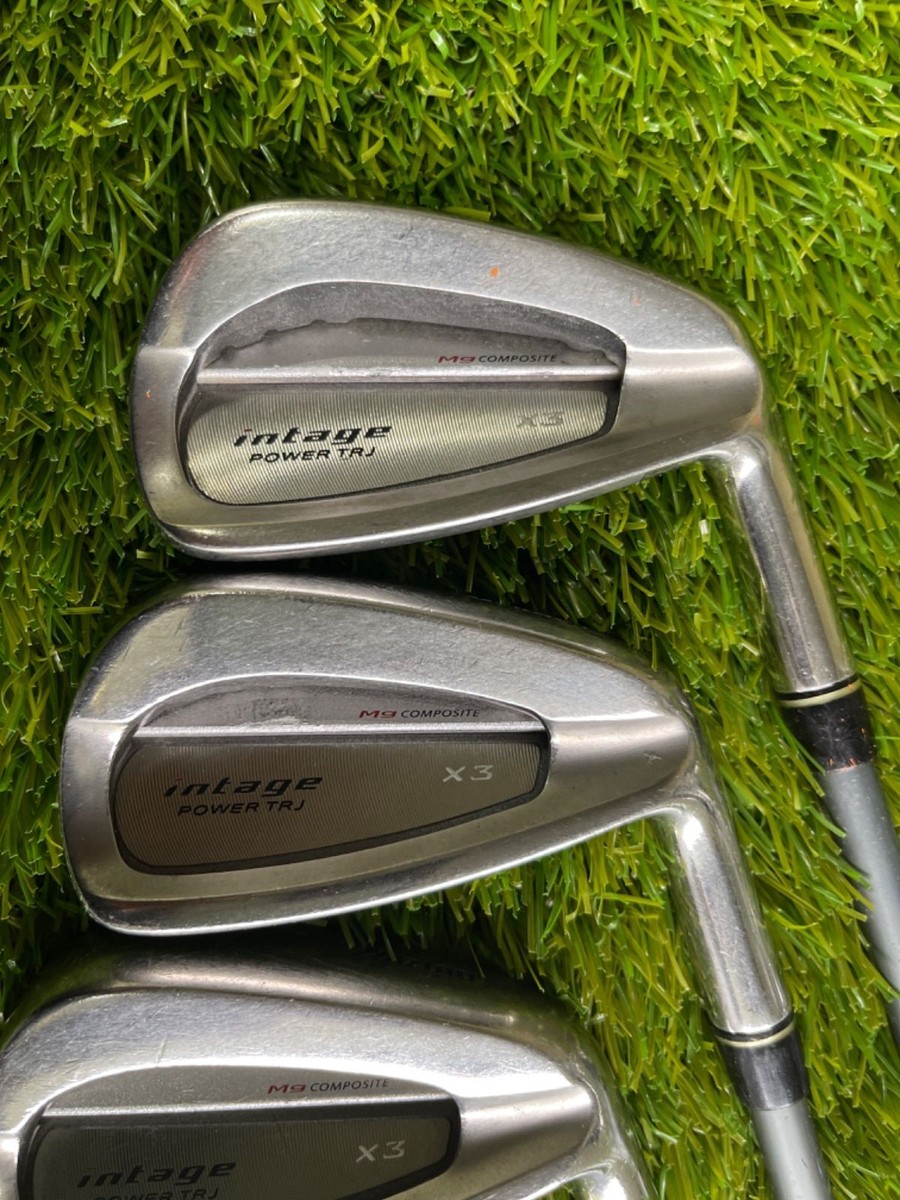 MIZUNO Right Handed Iron Set Intage X3 4-9 Carbon Shaft Flex R | eBay