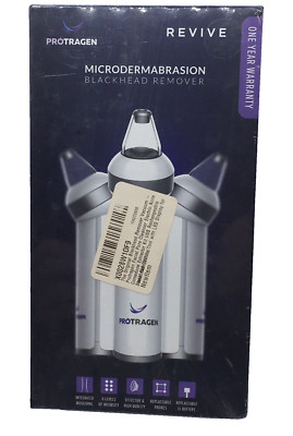 Protragen Revive Microdermabrasion Blackhead Remover Removal Rechargeable New