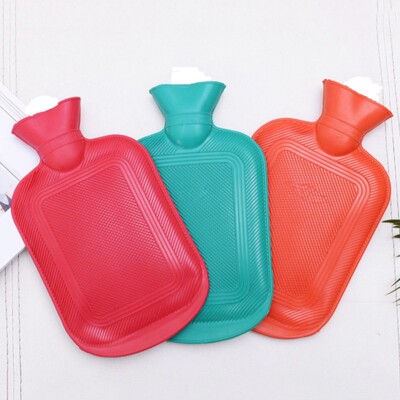 2L/1L/500ml Hot Water Bottle Natural Rubber Winter Warmer Large Cold Warm Nights