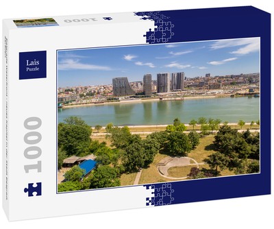 Lais Puzzle – Nächtliche Waterfront In Cardiff Mit Millennium Center – 1000 Teile