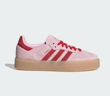 Adidas originals Women's SAMBAE Sneakers Clear Pink / Better Scarlet JS4500
