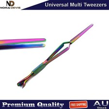 Multi Universal Eyebrow Hair Remover Tweezers Nail Pusher Beauty Instruments