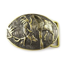 Belt buckle Deer hunting, Trophy handmade buckle, Deer hunt belt buckle