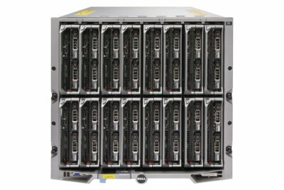 Dell PowerEdge M1000E Chassis W/ 16x M630 Server 2x E5-2690v3 64GB Ram 2x 146GB