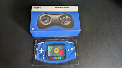 8Bitdo M30 Wireless Bluetooth Gamepad Controller Black Sega Genesis Mega Drive!