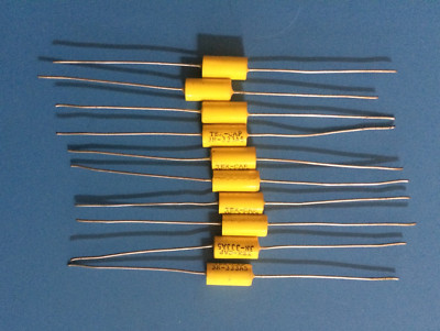 10x 3R333A5 TEX-CAP TSC CAPACITOR 0.033UF 50V NPO 5% AXIAL
