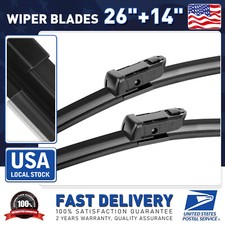 Fit For Fiat 500X 2016-2022 OEM Front Windshield Wiper Blades One Set Of 26"/14"