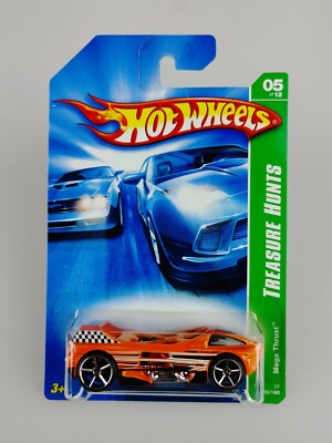 ホットウィール TREASURE HUNTS 新品 MEGA THRUST Mega Thrust Treasure Hunts 05/12 07 #125/180 2006 Hot Wheels