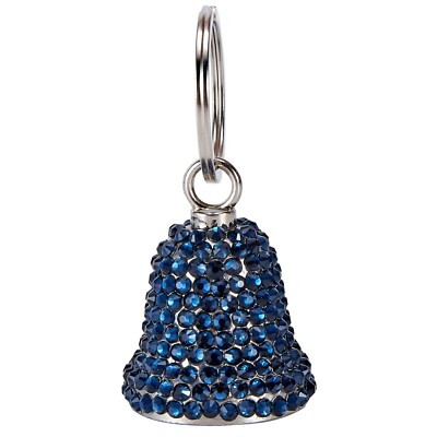 アクセサリー Bell Motorcycle Guardian Bling Royal Blue Crystals Handcrafted Biker