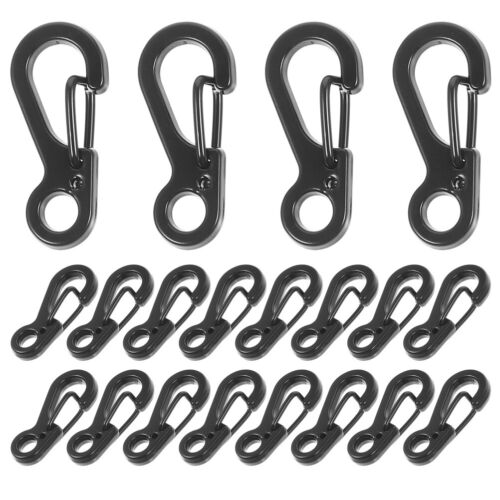 20Pcs Mini Carabiner Mini Carabiner Clips Quick Release Clip Charms Carabiner