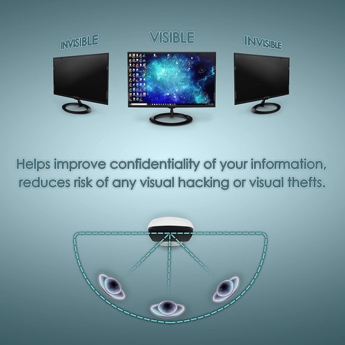 24" Anti-Glare Privacy Filter with Installation Accessories - Secure Your Screen - Picture 6 of 9