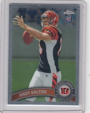 2011 Andy Dalton Topps Chrome ROOKIE CARD #51 - Carolina Panthers Bengals RC. rookie card picture