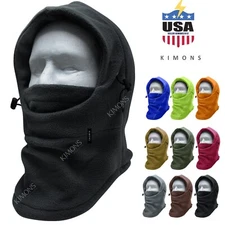 Balaclava Ski Mask 1 hole Full Face Beanie Winter Hat Cap Fleece Trapper Outdoor