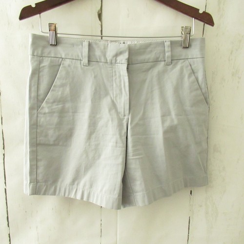 Tommy Hilfiger Shorts 4 Gray Flat Front Preppy