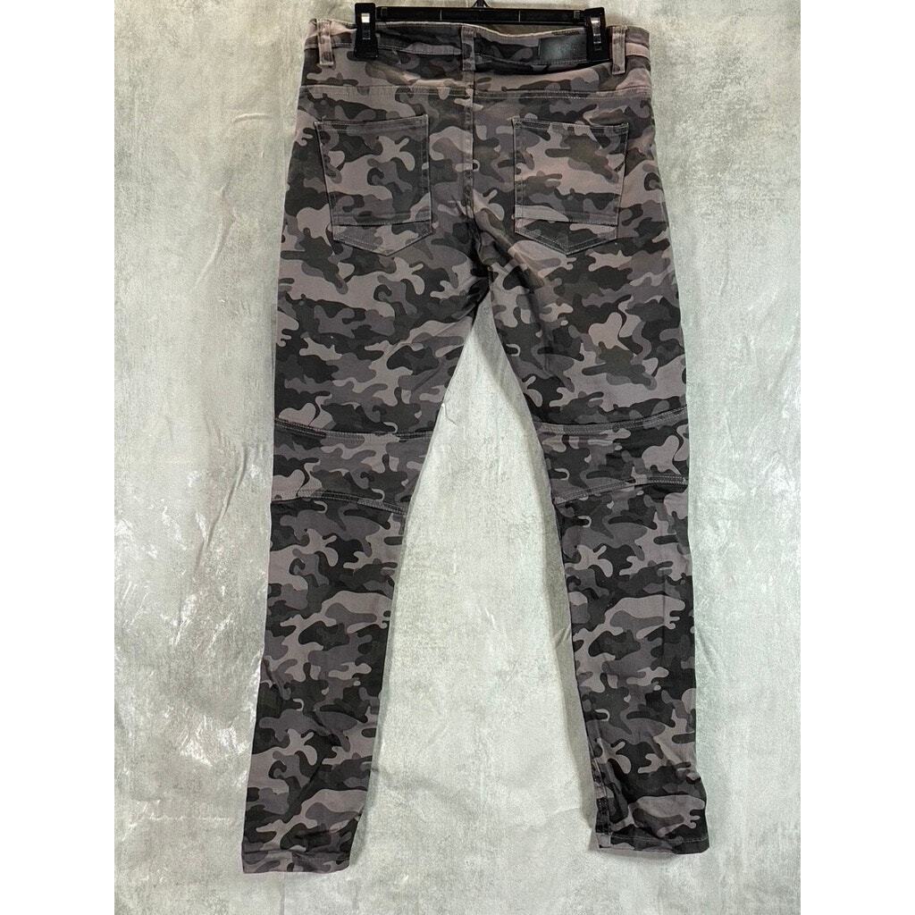 SPARK Men's Gray Camo Print Double Knee Pants SZ 32X32 | eBay