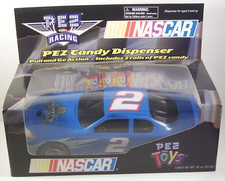 Rusty Wallace 2005 Rusty's Last Call Car PEZ Candy Dispenser + 3 Rolls of PEZ