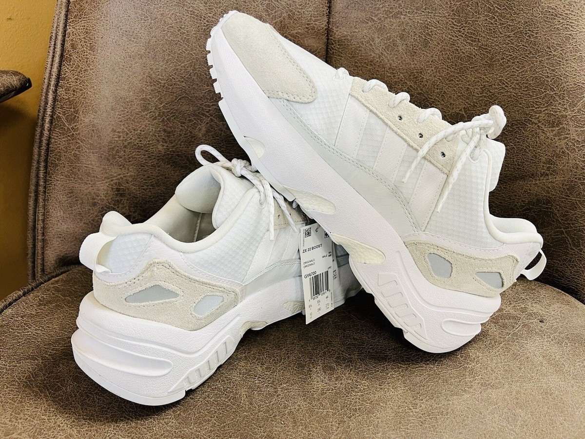 Adidas ZX 22 Boost Men's Shoes Cloud White/Crystal White Adidas ZX 22 Boost Men's Shoes Cloud White/Crystal White
