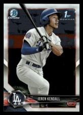 2018 Bowman #BCP23 Jeren Kendall Chrome Prospects