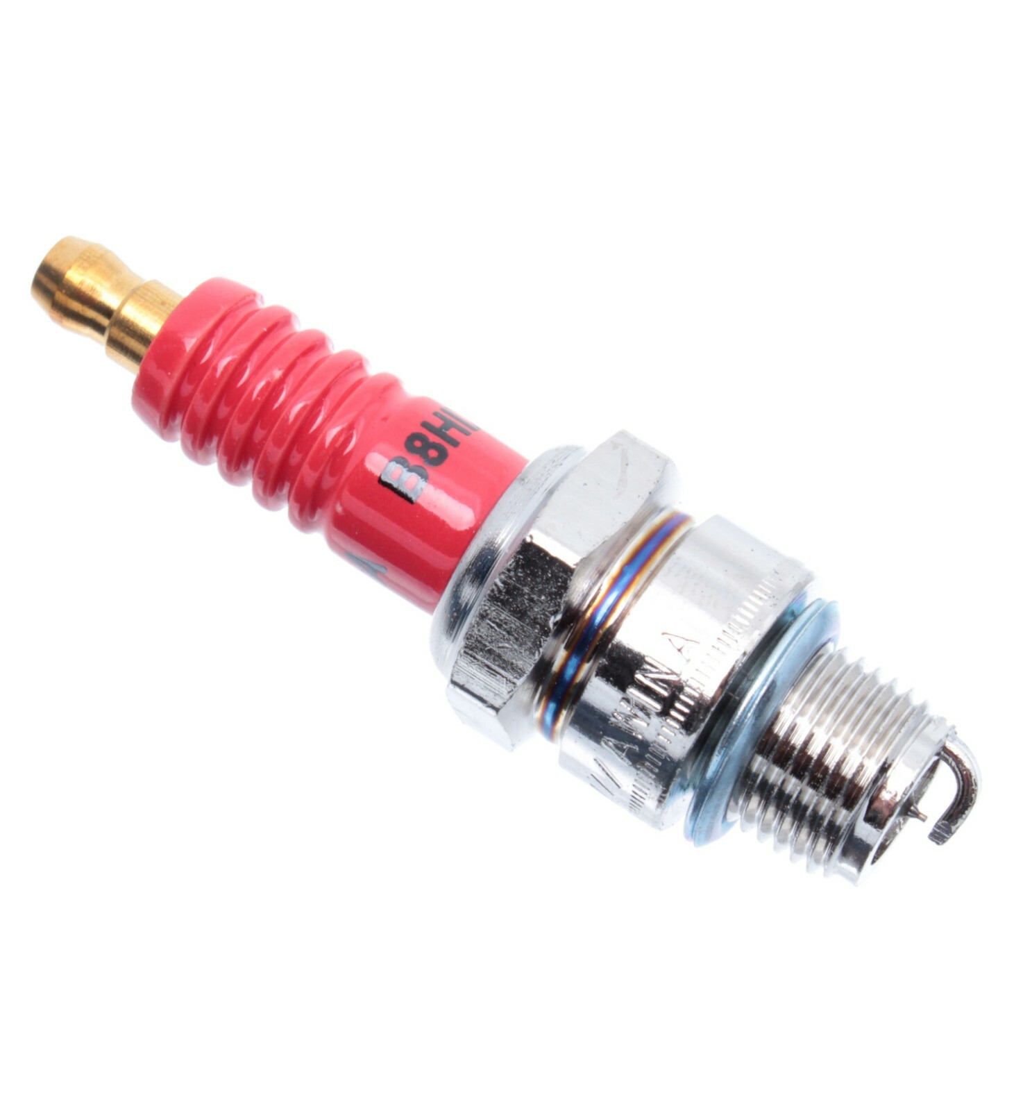 Iridium Spark Plug B8HIX For Simson, MZ, Jawa, ETZ Motorcycles - M14x1.25 Thread, 5kOhm Resistor, Tuning Grade