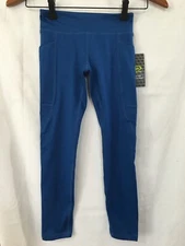 NWT Athletic Works Active Girls Leggings Royal Blue with pockets many sizes