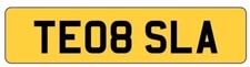 TESLA Nummernschild - auf Aufbewahrungszertif...