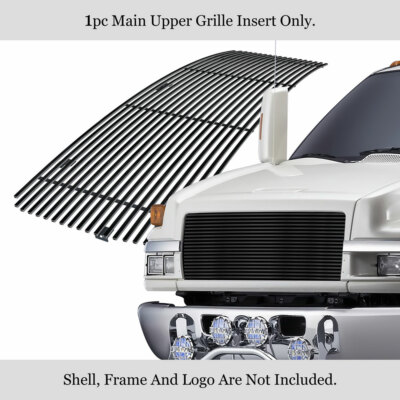 #ad For 2003 2009 Chevy Kodiak C4500 C5500 C6500 Black Stainless Billet Grille $166.99